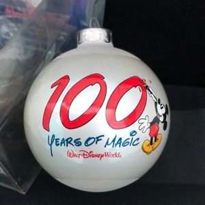 Disney Vintage 100 Years Of Magic Disney World Christmas Ornament